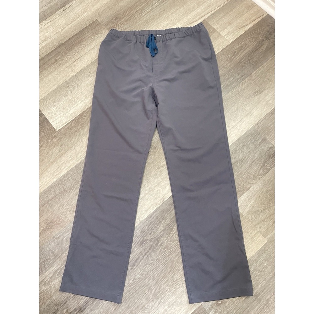 Figs Pisco Men's Straight Leg Scrub Pants Charcoal Gray Po 3468 Xl Tall